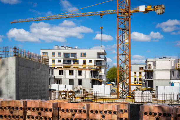 istock New complex of apartment buildings under construction 675919814