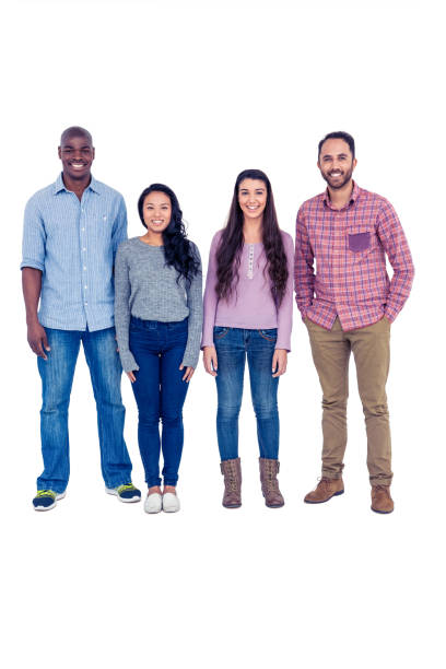 istock Portrait of multi-ethnic friends standing 675920088