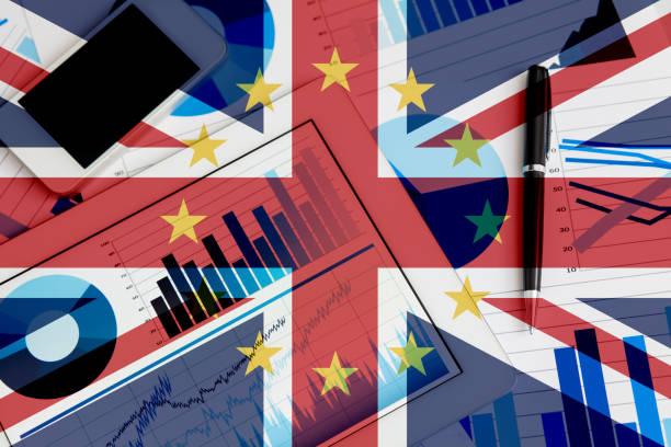 istock Flags UK and EU stars 675925744