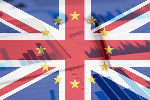 istock Flags UK and EU stars 675925924