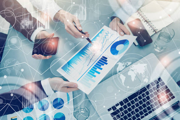 business planning work images Teamwork with big data Teamwork with big data virtual interface business plan stock pictures, royalty-free photos & images