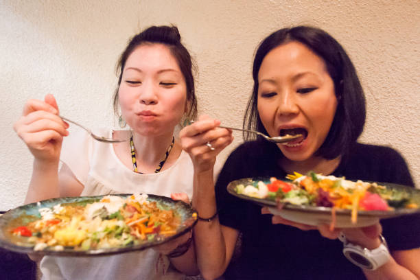 istock Hangry Japanese woman 675929464