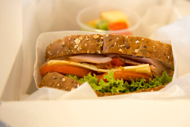 istock Ham, Cheese and Tomato Sandwich 675931642