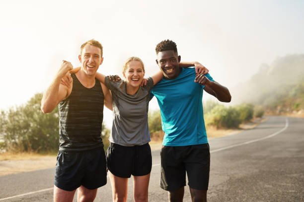 istock Friends are there to help you improve your performance 675938452