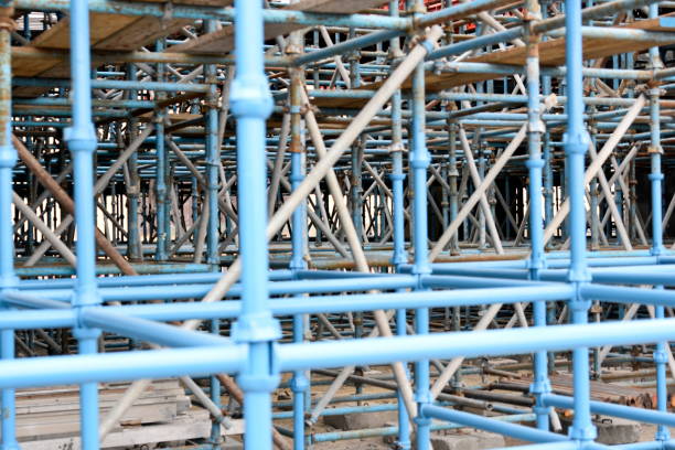 istock Bridge support structure piping in Dubai, United Arab Emirates 675947032