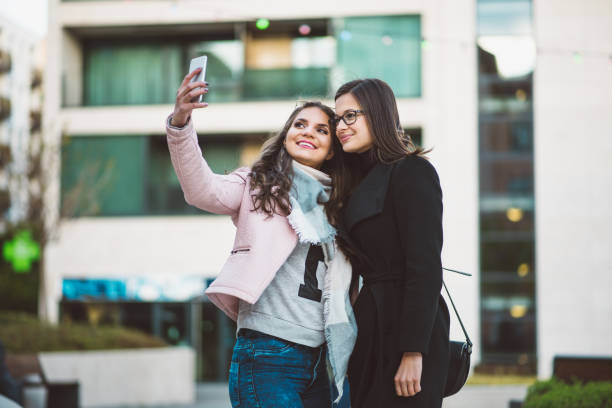 istock women taking selfie in budapest 675948862