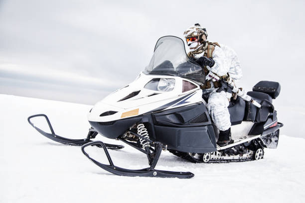 istock Winter arctic mountains warfare 675955546