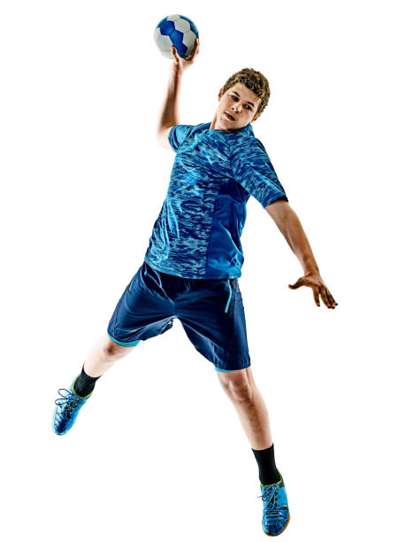 istock handball player teenager boy isolated 675964864