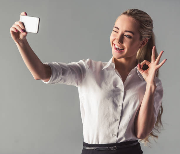 istock Attractive young business lady 675965390