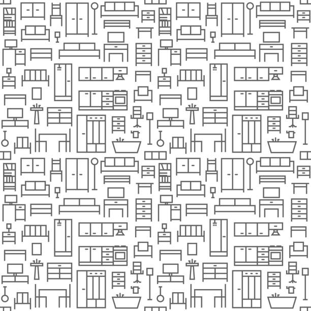 Seamless Rustic Couch Patterns 970+ Wallpaper Pattern Seamless Sofa Pattern Stock Illustrations ...