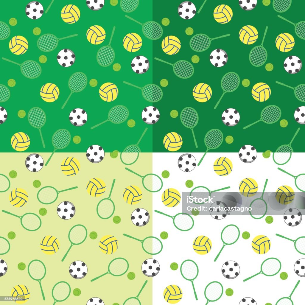 Sport Seamless Pattern Stock Illustration - Download Image Now ...