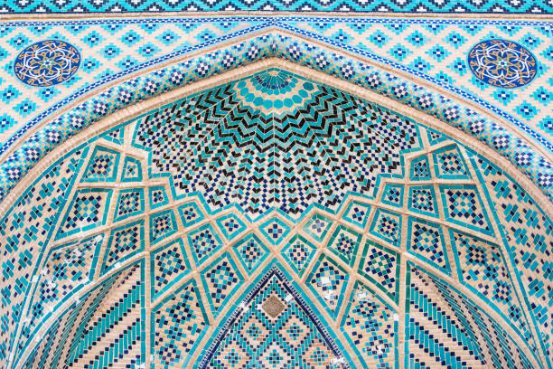 istock Mosaic wall decoration, Amir Chakhmaq Complex, Yazd, Iran 675986466