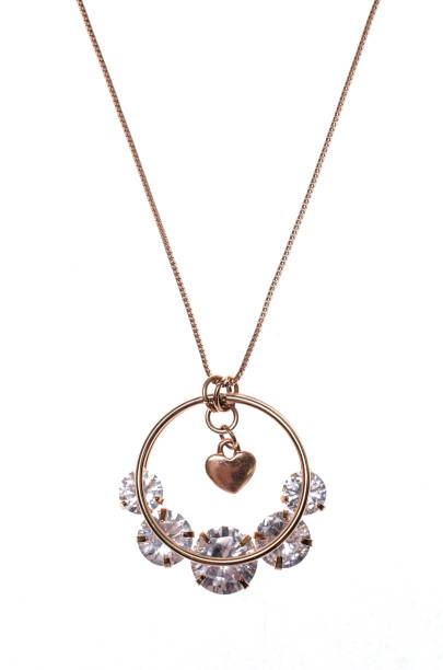 istock round pendant with a heart on a white background 676003892