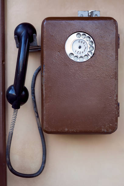 istock The payphone old street phone. 676009158