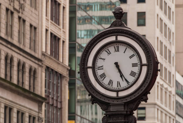 istock 5th avenue street clock 676015744
