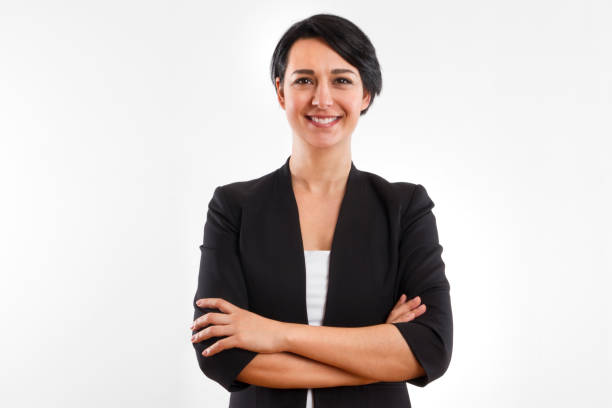 istock Successful Businesswoman Looking at Camera Confidently 676030244