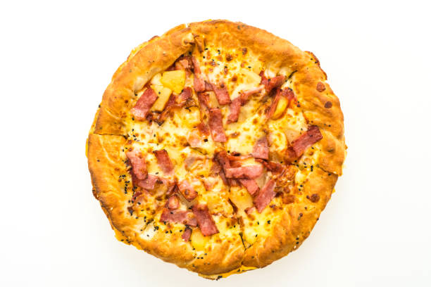 istock Pizza on wooden tray 676046778