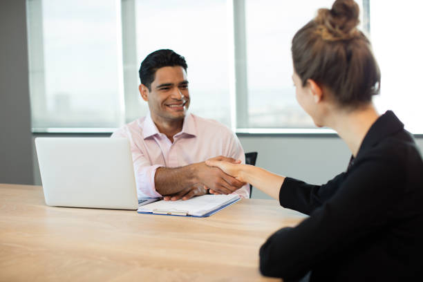 istock Business people shaking hands during meeting 676067524