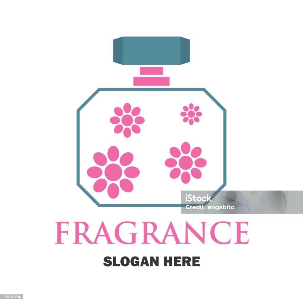 perfume / fragrance icon with text space for your slogan / tag line, vector illustration Adult stock vector