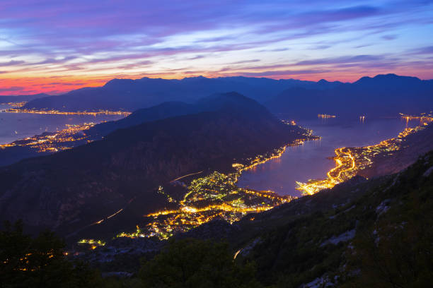 istock Kotor Bay on sunset - Montenegro 676140728