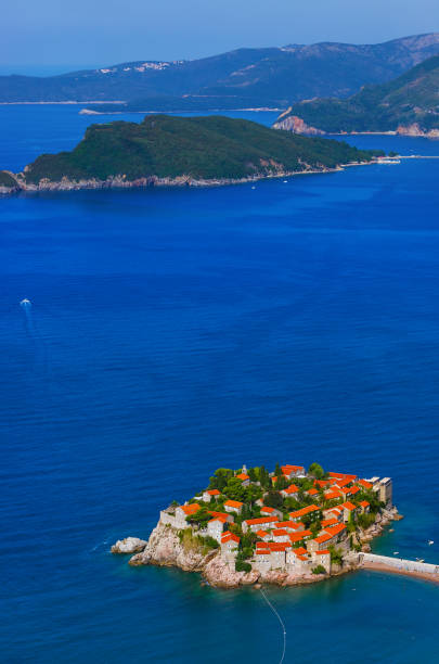 istock Island Sveti Stefan - Montenegro 676152320