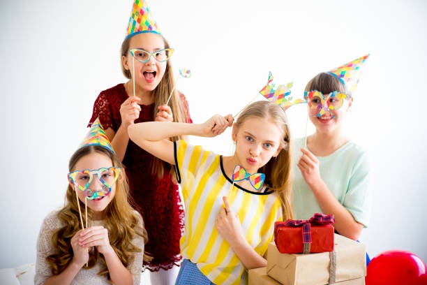 istock Girls celebrating birthday 676177878
