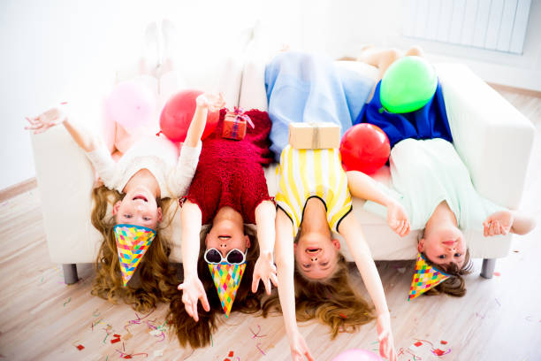 istock Girls celebrating birthday 676187304