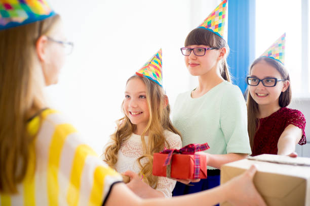 istock Girls celebrating birthday 676198174