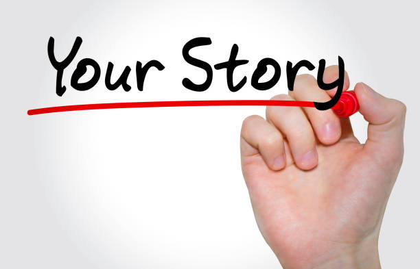 istock Hand writing inscription Your Story with marker, concept 676209754
