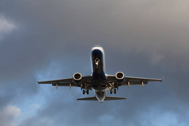 istock Passanger jet airplane landing 676221866