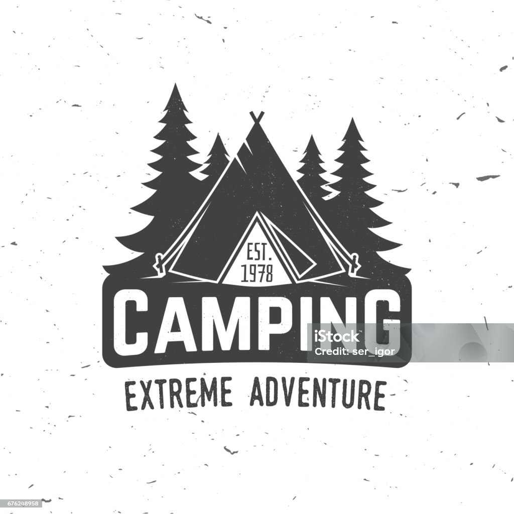 Extreme Adventure Vector Camping Extreme Adventure Vector Illustration Stock Illustration ...