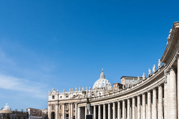 istock Bernini's colonnades and Saint Peter's 676269010