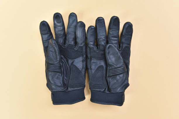 istock black leather gloves for riding a motorcycle or bicycle 676306554