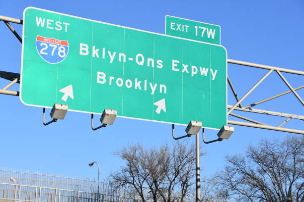 istock sign on the New York road 676352428
