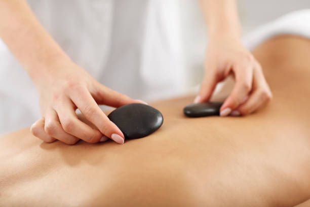 istock Beautiful woman getting massage in spa 676353716