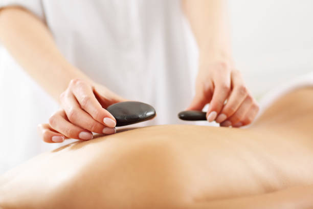 istock Beautiful woman getting massage in spa 676353870