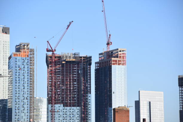 istock Tall buildings in New York City 676391442