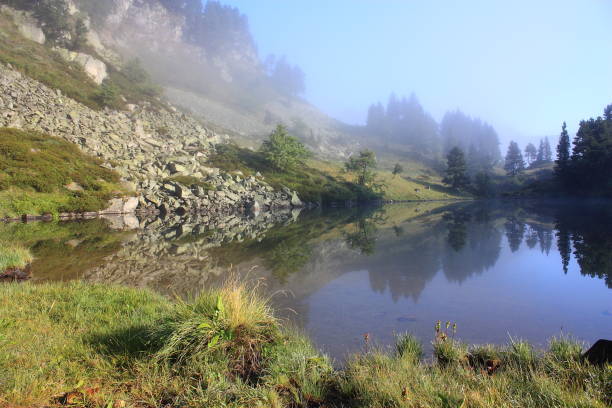 istock Pyrenean lake in Ariege, France 676409922