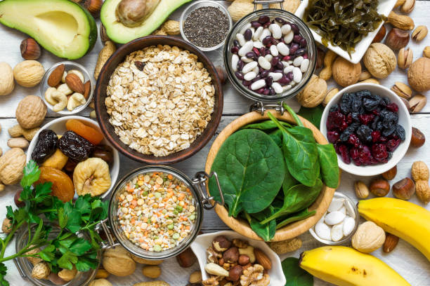 istock Food containing magnesium and potassium 676459794