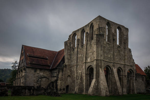 The old stone building of a monastery, Germany