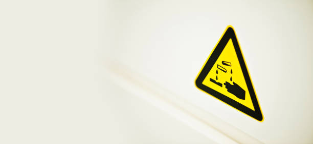 istock Warning Sign - Corrosive Chemical 676625396