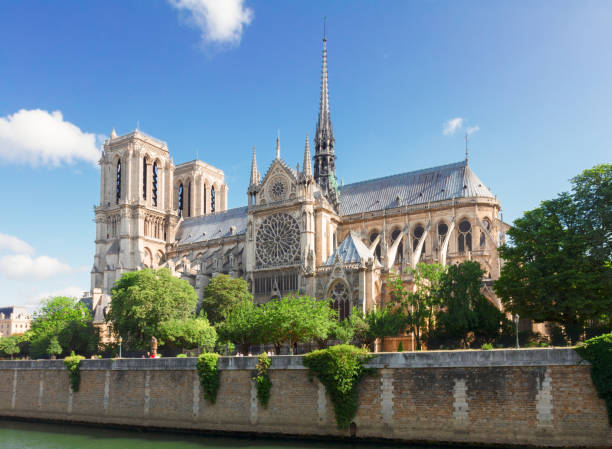 istock Notre Dame cathedral, Paris France 676647256