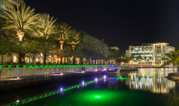 istock Nighttime in Camana Bay 676658802