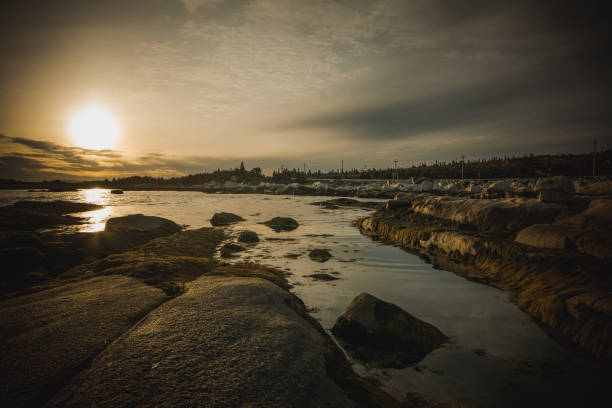 istock Sunset by the sea. 676734388