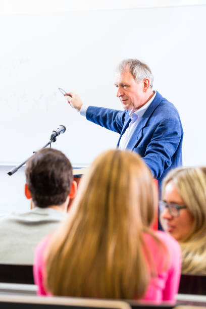 istock College professor giving lecture for students 676746352