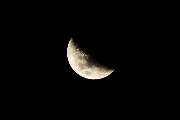 istock First quater of the moon 676771506