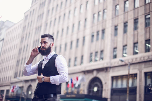 istock Modern busy gentleman outdoors 676791072