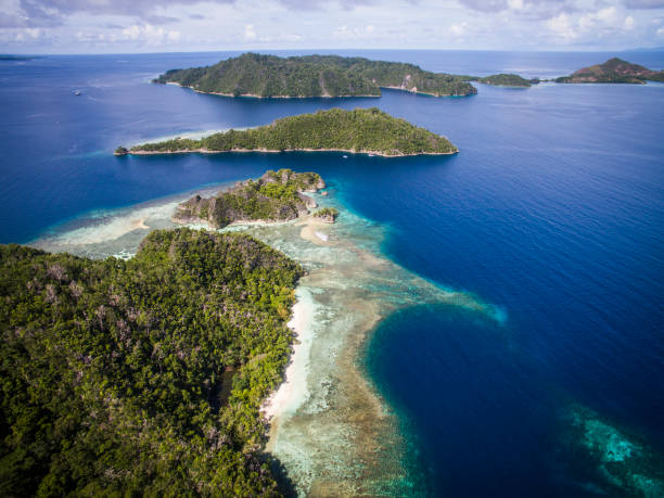istock Aerial of Raja Ampat islands 676803562