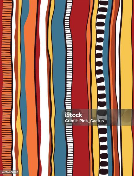 Traditional Stripe Pattern Stock Illustration - Download Image Now - Australian Culture, Art, Pattern