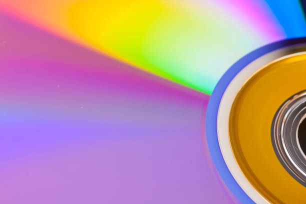 istock The disc reflects the beautiful colors 676955956